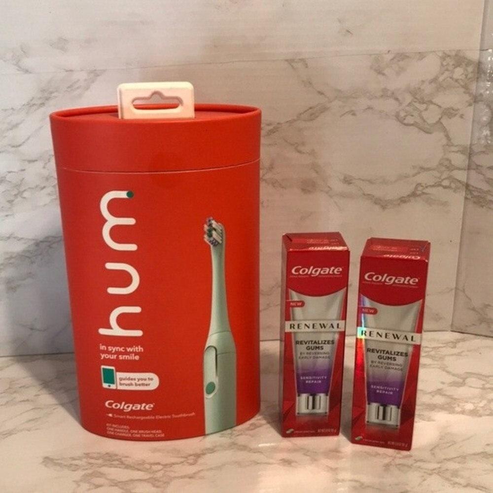 HUM by Colgate smart rechargeable toothbrush with Bluetooth and renewal paste